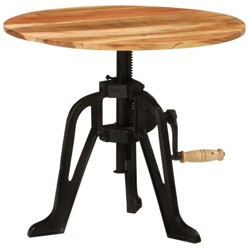 Bijzettafel van massief acaciahout met rustieke charme - 1 / 42-62 cm / Massief acaciahout - Bijzettafels