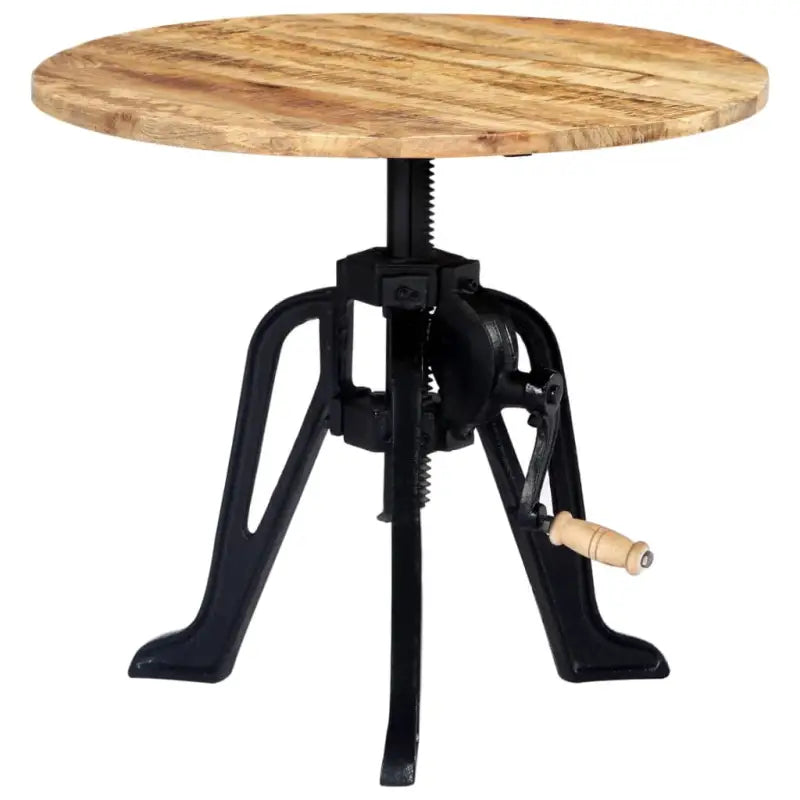 Bijzettafel van massief acaciahout met rustieke charme - 1 / 46-63 cm / massief mangohout - Bijzettafels