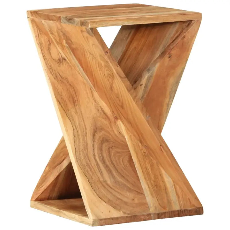 Bijzettafel van massief gerecycled hout met rustieke charme - 1 / Massief acaciahout - Bijzettafels