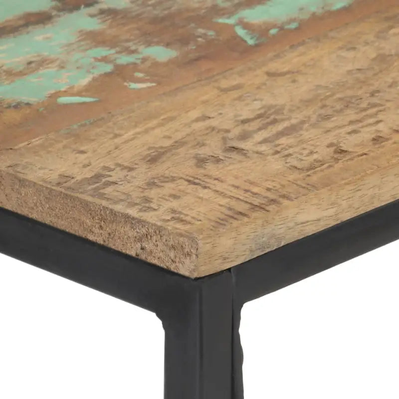 Bijzettafel van massief gerecycled hout met rustieke charme - Bijzettafels