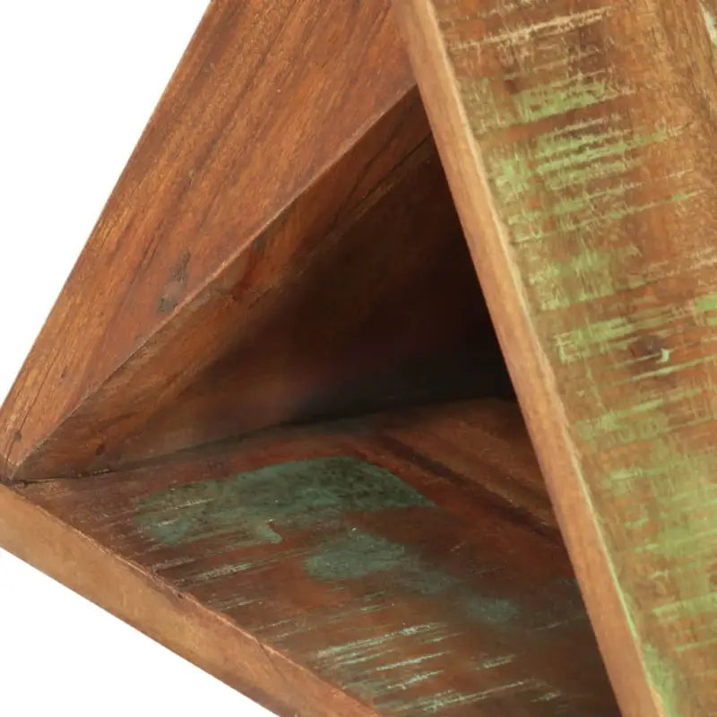 Bijzettafel van massief gerecycled hout met rustieke charme - Bijzettafels