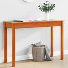 Bijzettafel van massief grenenhout met rustieke uitstraling - Wasbruin / 1 / 110 cm - Bijzettafels