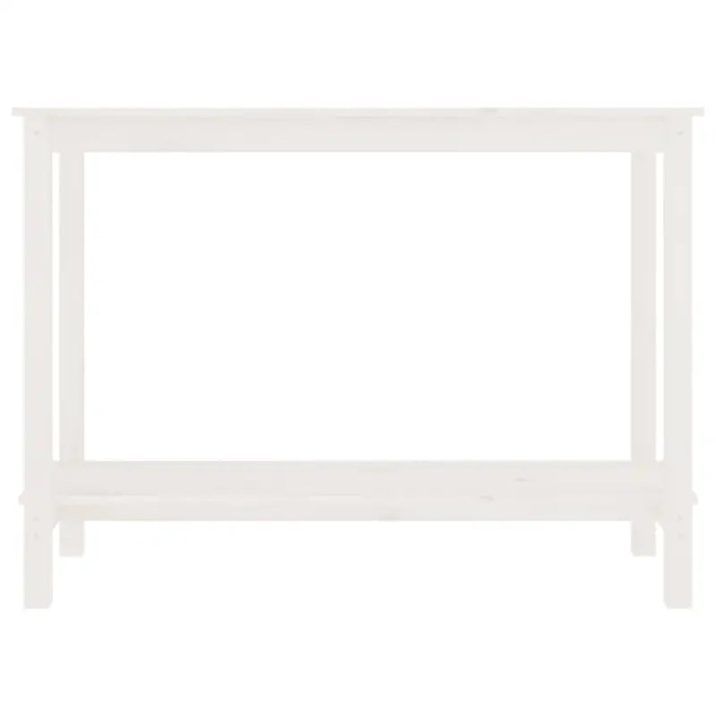 Bijzettafel van massief grenenhout met stevig blad voor een moderne uitstraling - Wit / 1 - Bijzettafels