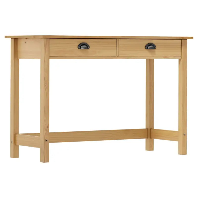 Bijzettafel van massief grenenhout met tijdloos ontwerp - Bruin / 1 - Bijzettafels