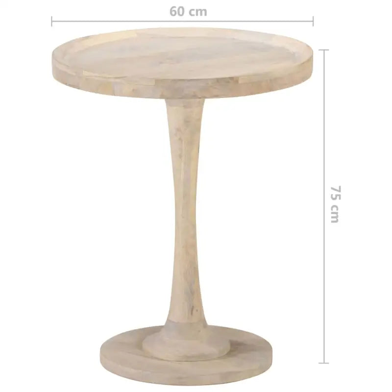 Bijzettafel van massief mangohout met vintage charme - Bijzettafels