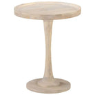 Bijzettafel van massief mangohout met vintage charme - Ø 60 x 75 cm / 1 - Bijzettafels