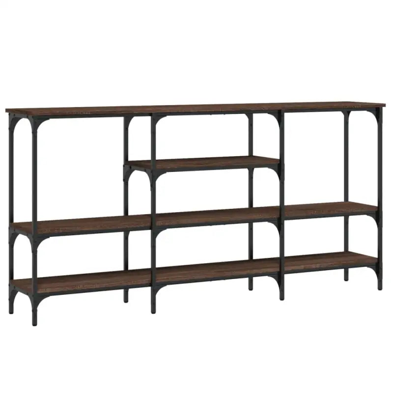 Bijzettafels met bewerkt hout en metalen frame voor een onderhoudsvrije look - Bijzettafels