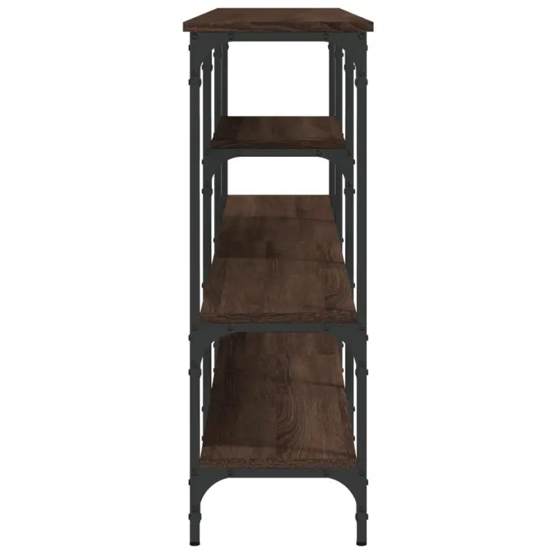 Bijzettafels met bewerkt hout en metalen frame voor een onderhoudsvrije look - Bijzettafels