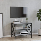 Bijzettafels van bewerkt hout met trendy en duurzame design - Grijs sonoma / 60 x 40 x 50 cm / 1 - Bijzettafels