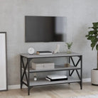 Bijzettafels van bewerkt hout met trendy en duurzame design - Grijs sonoma / 80 x 40 x 50 cm / 1 - Bijzettafels