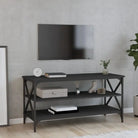 Bijzettafels van bewerkt hout met trendy en duurzame design - Zwart / 100 x 40 x 50 cm / 1 - Bijzettafels