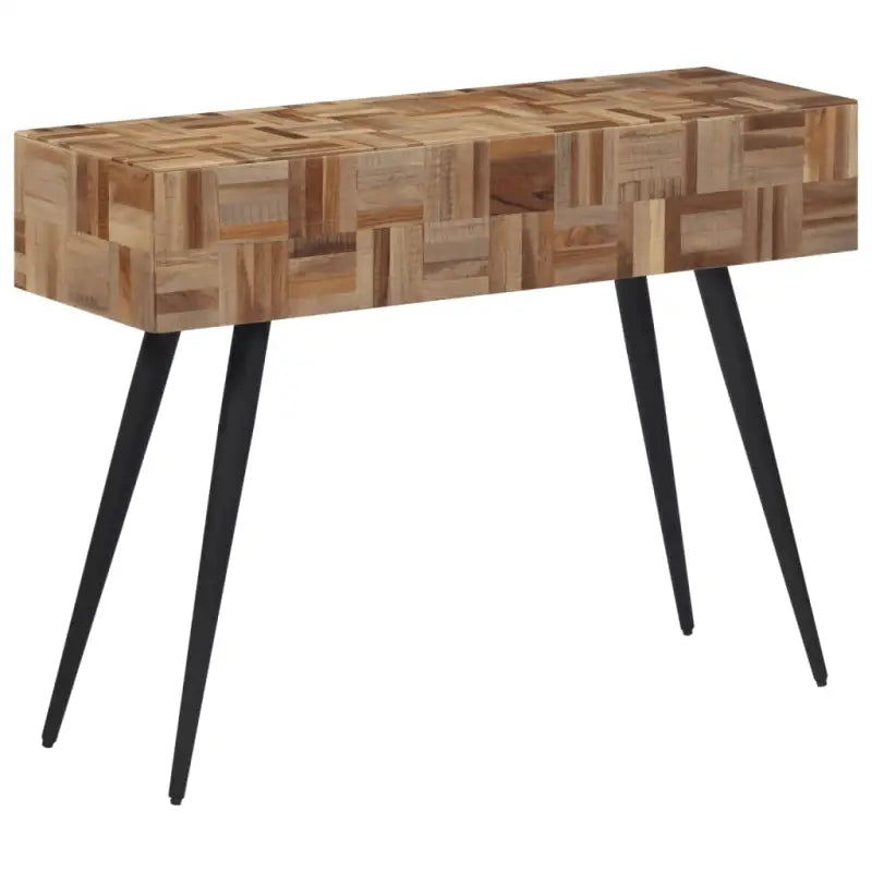 Bijzettafels van massief gerecycled teakhout voor een elegante woonkamer - 110 x 34 x 80 cm / 1 - Bijzettafels