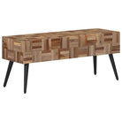 Bijzettafels van massief gerecycled teakhout voor een elegante woonkamer - 110 x 35 x 45 cm / 1 - Bijzettafels