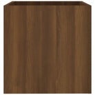 Bloeipot Grijs Sonoma Eiken van bewerkt hout voor planten en bloemen - bruin eikenkleur / 1 - Bloempotten &