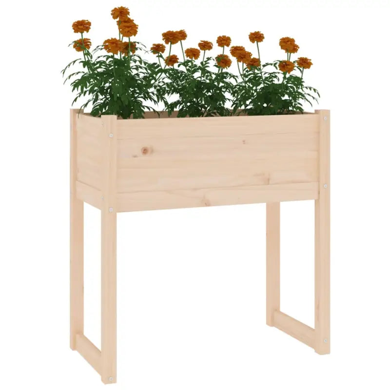 Bloempot of plantenbak van massief grenenhout voor tuin en balkon - Bloempotten & plantenbakken