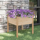 Bloempot van massief grenenhout voor buiten plantenbakken en tuinaccessoires - Naturel / 1 - Bloempotten & plantenbakken