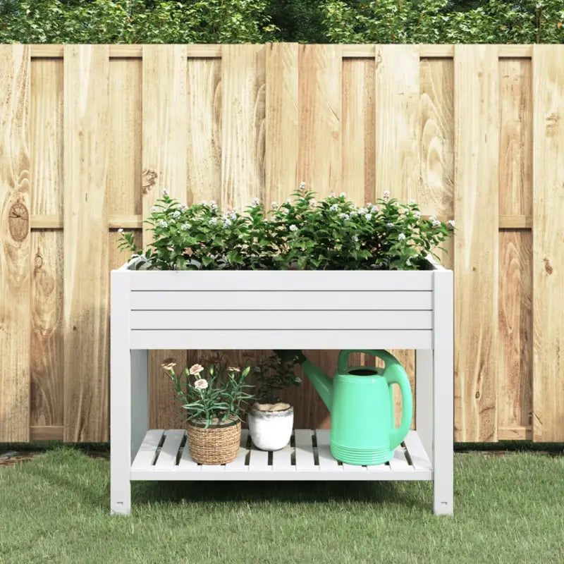 Bloempotten en plantenbakken met imitatiehout structuur voor je terras - Bloempotten & plantenbakken