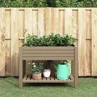 Bloempotten en plantenbakken met imitatiehout structuur voor je terras - Lichtbruin / 1 - Bloempotten & plantenbakken