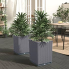 Bloempotten en plantenbakken voor tuin balkon en terras - Blauwgrijs / 2 - Bloempotten & plantenbakken