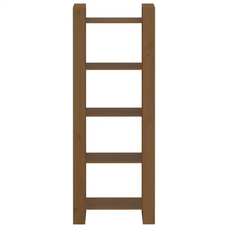 Boekenkast biedt decoratie en praktisch gebruik met massief grenenhout - Honingbruin / 1 - Boekenkasten