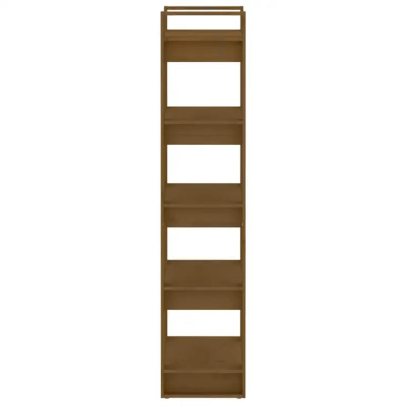 Boekenkast biedt decoratie en praktisch gebruik met massief grenenhout - Honingbruin / 1 - Boekenkasten