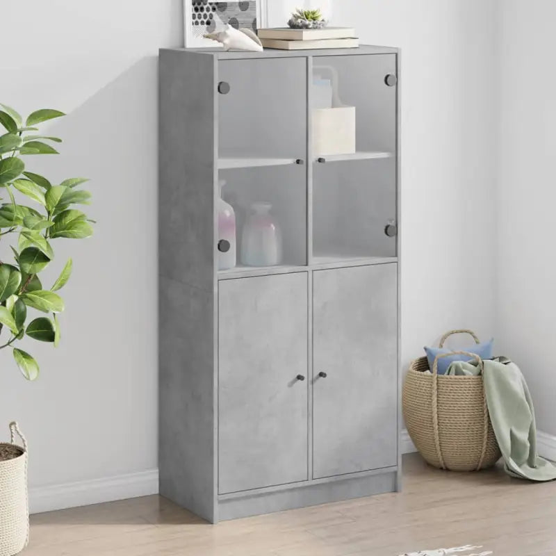Boekenkast biedt duurzame en moderne opbergoplossing voor je interieur - Betongrijs / 1 / 68 cm - Dressoirs &