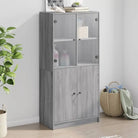 Boekenkast biedt duurzame en moderne opbergoplossing voor je interieur - Grijs sonoma / 1 / 68 cm - Dressoirs &