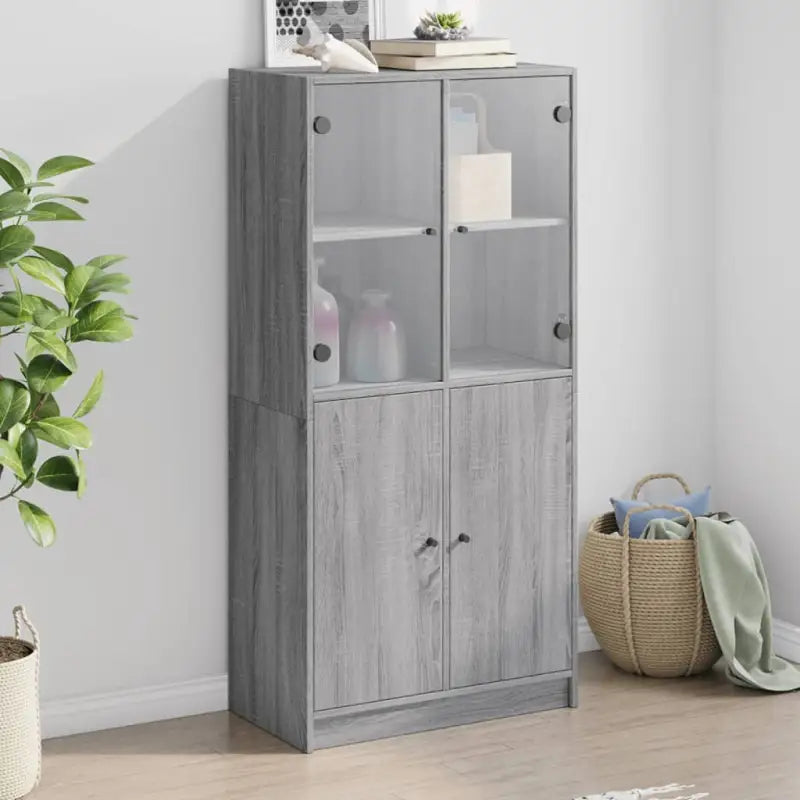Boekenkast biedt duurzame en moderne opbergoplossing voor je interieur - Grijs sonoma / 1 / 68 cm - Dressoirs &