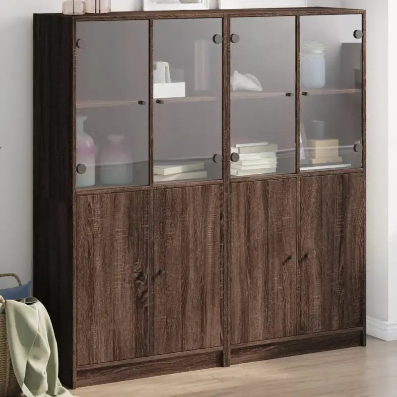 Boekenkast biedt duurzame en moderne opbergoplossing voor je interieur - bruin eikenkleur / 1 / 136 cm - Dressoirs &