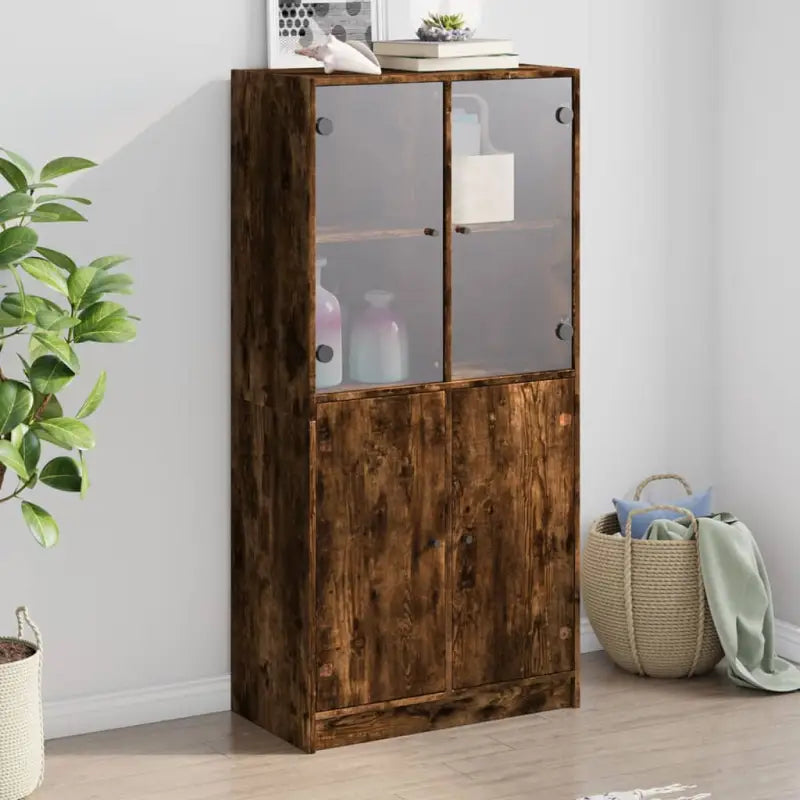 Boekenkast biedt duurzame en moderne opbergoplossing voor je interieur - Gerookt eiken / 1 / 68 cm - Dressoirs &