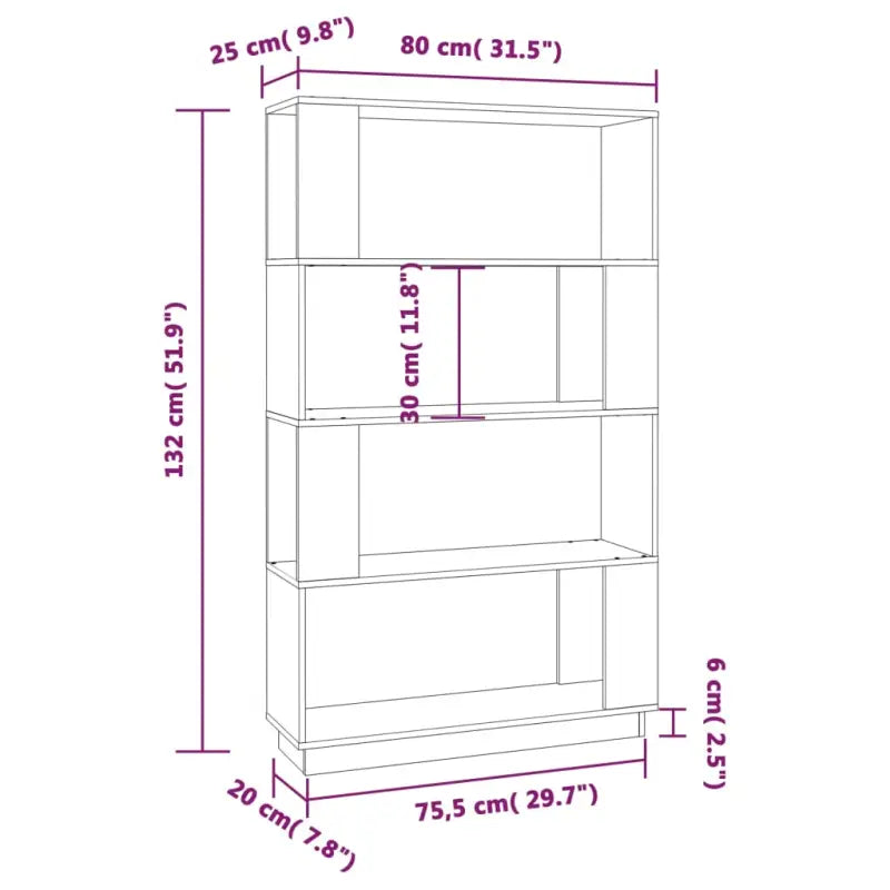 Boekenkast biedt praktisch en decoratief comfort van massief grenenhout - Boekenkasten