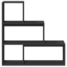 Boekenkast Kamerscherm met 3 lagen van bewerkt hout - Boekenkasten