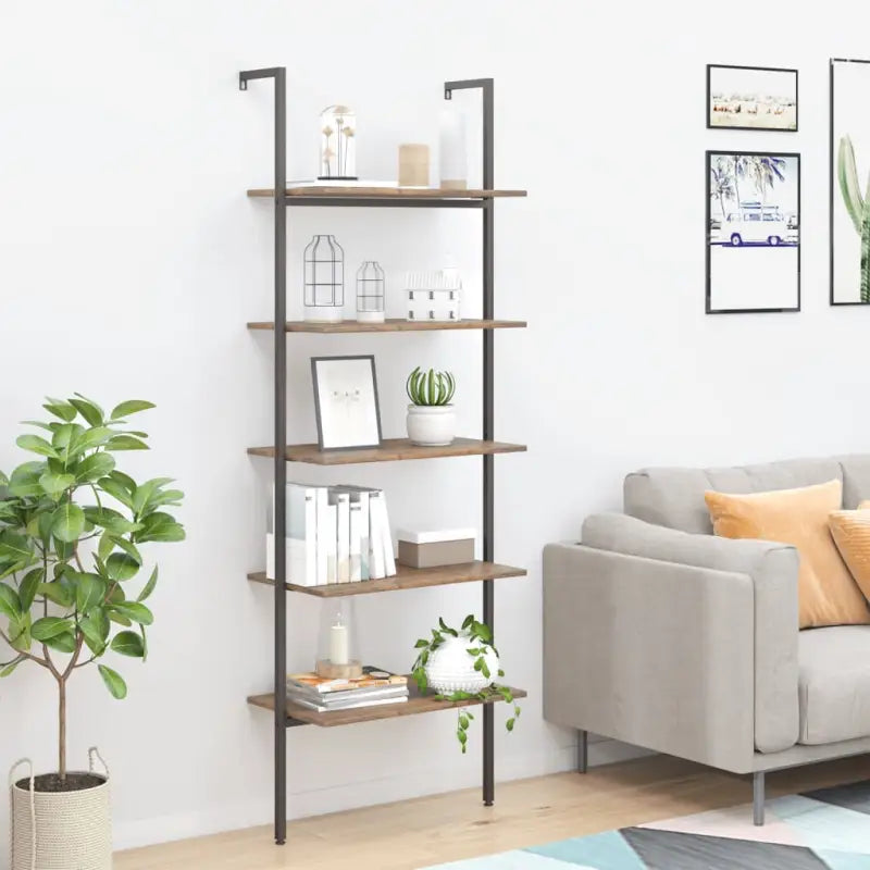 Boekenkast met 5 schappen voor extra opbergruimte - Boekenkasten