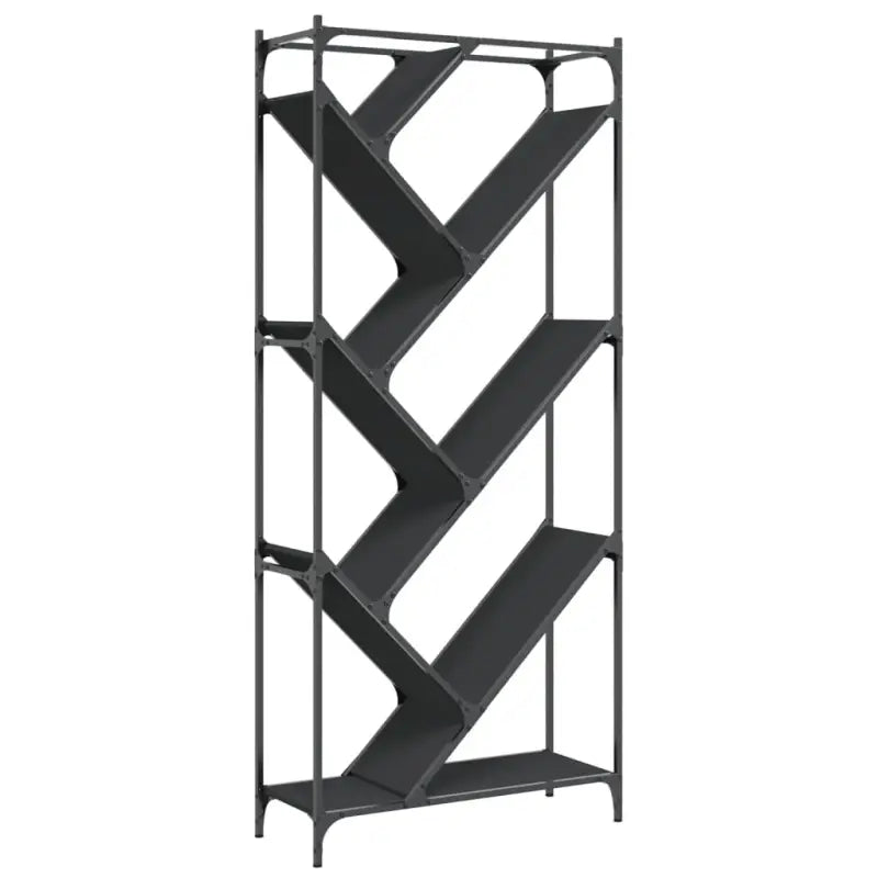 Boekenkast met boomvormig ontwerp en verstelbare poten van bewerkt hout - Boekenkasten