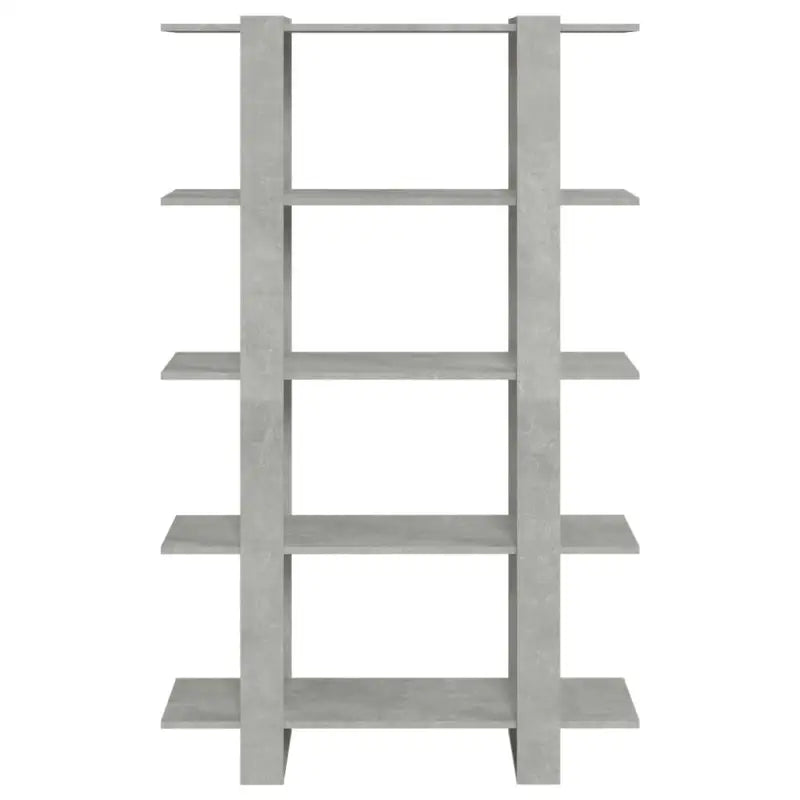 Boekenkast met kamerscherm gebruikt voor een strak en klassiek interieur - Betongrijs / 1 - Boekenkasten