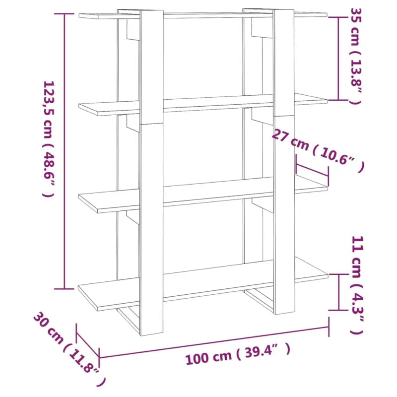 Boekenkast met kamerscherm gebruikt voor een strak en klassiek interieur - Boekenkasten