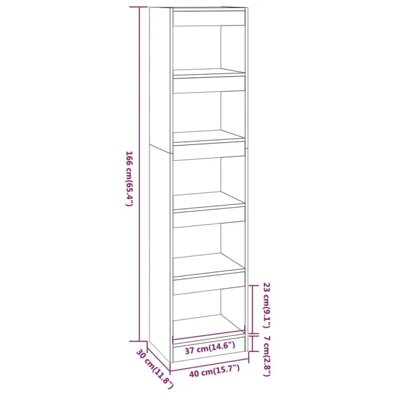 Boekenkast met kamerscherm gebruikt voor stijl en opbergruimte - Boekenkasten