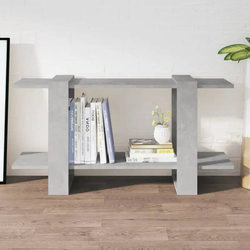 Boekenkast van bewerkt hout in grijs sonoma eiken stijl - Betongrijs / 1 - Boekenkasten