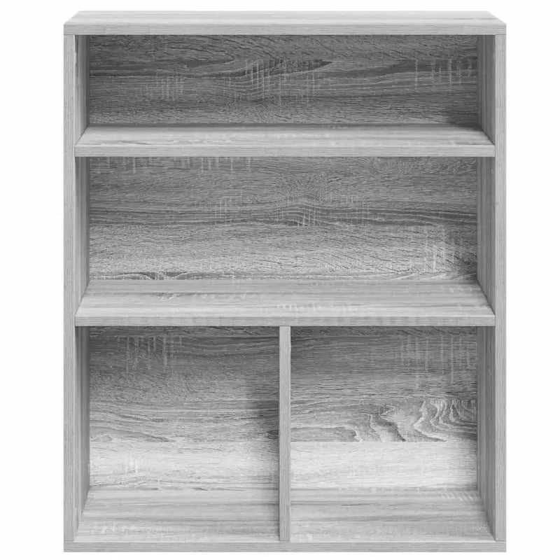 Boekenkast van bewerkt hout in grijs sonoma stijl - Boekenkasten