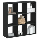 Boekenkast van bewerkt hout in grijs Sonoma voor extra opbergruimte - Zwart / 1 / 102 cm - Boekenkasten