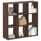 Boekenkast van bewerkt hout in grijs Sonoma voor extra opbergruimte - bruin eikenkleur / 1 / 102 cm - Boekenkasten