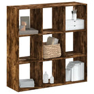 Boekenkast van bewerkt hout in grijs Sonoma voor extra opbergruimte - Gerookt eiken / 1 / 102 cm - Boekenkasten