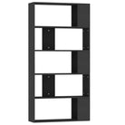 Boekenkast van bewerkt hout met klassiek en strak design - Boekenkasten