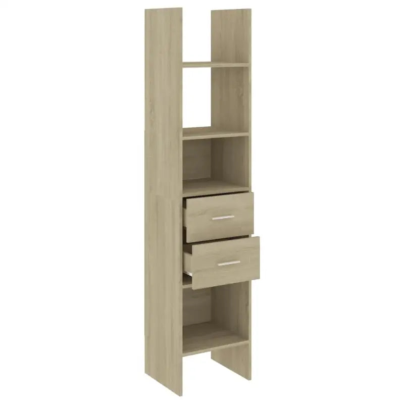 Boekenkast van bewerkt hout met moderne uitstraling - Sonoma eiken / 1 - Boekenkasten