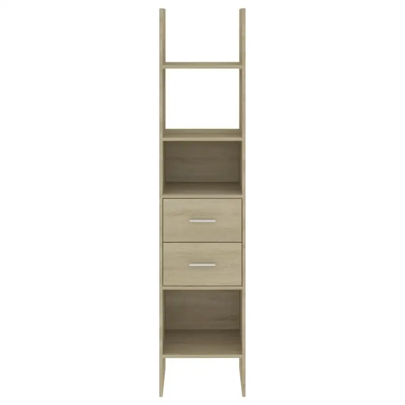 Boekenkast van bewerkt hout met moderne uitstraling - Sonoma eiken / 1 - Boekenkasten