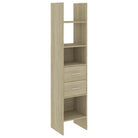 Boekenkast van bewerkt hout met moderne uitstraling - Sonoma eiken / 1 - Boekenkasten