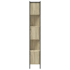 Boekenkast van bewerkt hout met stevige constructie voor een georganiseerde woonkamer - Sonoma eiken / 1 - Boekenkasten