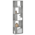 Boekenkast van bewerkt hout voor extra opbergruimte en duurzaamheid - Betongrijs / 1 / 45 cm - Boekenkasten