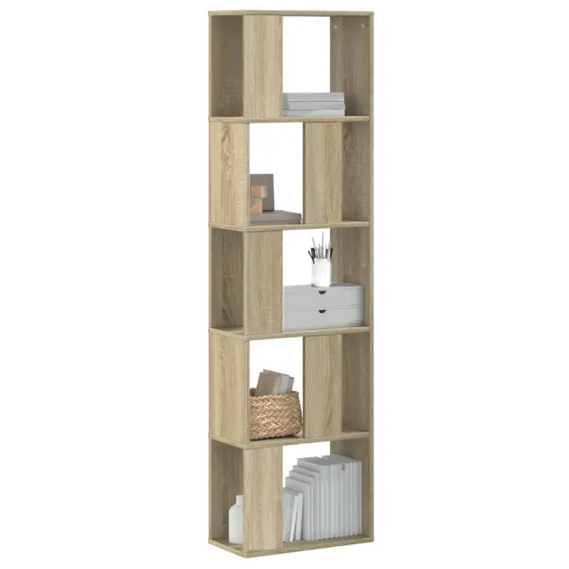 Boekenkast van bewerkt hout voor extra opbergruimte en duurzaamheid - Sonoma eiken / 1 / 45 cm - Boekenkasten