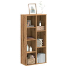 Boekenkast van bewerkt hout voor extra opbergruimte in huis of kantoor - Eiken / 1 - Boekenkasten